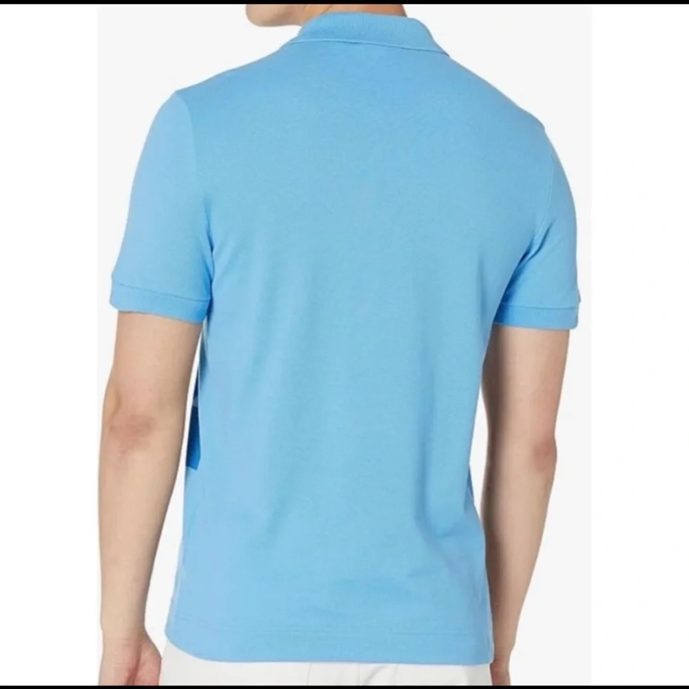 NEW Lacoste Men Regular Fit Contrast Lettering Petit‎ Pique Polo Argentine Large